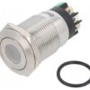 Przełącznik: wandaloodporny Poz: 2 SPDT 3A/220VAC 5A/24VDC LAS1GQF-11D/L/G/24V/S