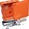 KOPOS KSK 125_PO6P Gniazdo przyłączeniowe (D x S x W) 126 x 126 x 77 mm pomarańczowy 1 szt.