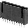 Pin header, 5 pole, pitch 2.54 mm, straight, black, 5-103414-3