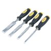 BlueSpot Tools 28004 Chisel Set Double Colour Handle Set, 4 Piece
