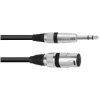 Omnitronic 3022075E Audio & Video Cable Assemblies Black Copper 2m