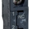 Auxiliary switch block, 1 Form B (N/C), 240 V, 3 A, ZBE202