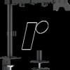 BP0216 Monitor mount, 1 display, 27 - 32 inches, 376 mm, desk mounting