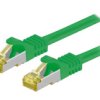S/Ftp7-Cu-100Gr Patch Cord S/Ftp 6A Linka Cu Lszh Zielony 10M 26Awg