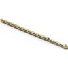 Standard test pin with probe, triangular, Ø 1.2 mm, travel  6.4 mm, pitch 1.9 mm, L 33 mm, F07515B120G150