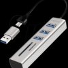 UA0445 Docking station/port replicator, USB 3.0, USB-A/-C