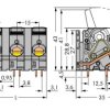 WAGO 2716-257 złączka do płytek drukowanych