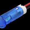 QS63XXB24 Indicator LED, 24 V DC, 6 mm, wired, blue