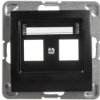 Impresja Obudowa Gniazda Teleinformatycznego Podwójnego Antracyt Gpk-2Y/P/50