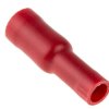 Konektor okrągły izolowany Żeński W osłonie rozmiar 1.5mm² średnica przelotu 4mm RS PRO Czerwony długość całkowita