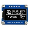 Waveshare 64×128, General 1.3inch OLED Display Module