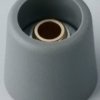 Rotary knob, 4 mm, plastic, gray, Ø 16 mm, H 16 mm, A3116048