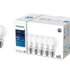 6 szt. Żarówka LED Philips 8W zamiennik 60W 806lm 2700K LEDbulb ND 8-60W A60 E27 827 6CT Żarówki LED 2 lata gwar