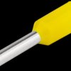 Tulejka izolowana E100 1mm2 16,4mm z miedzi cynowanej żółta