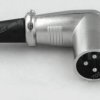 Wtyk Mikrofonowy XLR 3 Pin Kątowy Mw320