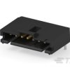 Listwa stykowa PCB 8-pinowe AMPMODU MTE raster: 2.54 mm Kąt prosty 1-rzędowe TE Connectivity Płyta 60V W osłonie