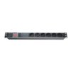 Gt Networks Listwa Zasilająca 19 1U 6 Gniazd Fr Wtyk 230V Unischuko 1,8M...