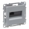 SUNO Gniazdo komputerowa podwójna RJ45 kat 6a UTP aluminium 721354