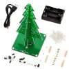 DIY LED Christmas tree kit for soldering with colorful flashing lights