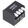 Przełącznik DIP-SWITCH Ilość sekcji 4 ON-OFF 0,025A/24VDC A6FR4104