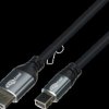 MDP-DP-MME-0,5M Adapter cable DisplayPort m.-MiniDisplayPort 1.4 m. 8K60Hz black