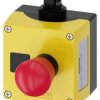 Kaseta z przyciskiem bezpieczeństwa z komunikacją ASI przez obrót żółta IP69k SIRIUS ACT 3SU1801-0NB10-4HB2