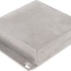 Aluminum die cast enclosure, (L x W x H) 120 x 120 x 34 mm, natural, IP54, 1590QFL