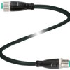 Pepperl+Fuchs 295362 Złącze konfekcjonowane czujnika/aktuatora V1-G-BK2M-PUR-R1-V1-G, piny: 4, 4, 2 m, 1 szt.