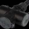 913.170 solid rubber protective contact, 3x coupler black mountable