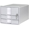 HAN 1018-11 IMPULS Desk drawer box Grey A4, C4 No. of drawers: 3