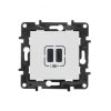 Niloe Step Gniazdo podwójne USB 2xUSB C 3A biały 863139