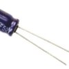 Kondensator 47μF 50V dc Radialny, Otwór przelotowy Panasonic roztaw: 2.5mm 6.3 (Dia.) x 11.2mm