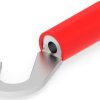 Insulated hook cable lug, 0.3-1.42 mm², AWG 22, M4, red, 32456