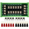 DIN Rail Mount 20Amp 2x6 Position Barrier Terminal Block Power Distribution Module