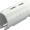Connecting sleeve, (L x H) 52 x 18 mm, head Ø 16 mm, PP, white, for M16, 2154091