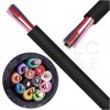 Kabel alarmowy ziemny YTDY 12x0,45mm czarny 100V domofonowy żelowany drut Mercor