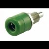 Gniazdo bananowe zielone 4mm, 23mm