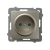 AS Gniazdo pojedyncze b/u z przesłonami satyna light GP-1GP/m/45