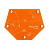 Spawalniczy kątownik magnetyczny Polax Trapez” 115x90x17 mm (37-180)