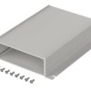 Aluminum enclosure kit, (L x W x H) 105 x 160 x 36 mm, natural, IP40, 97216160.HMT1