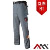 Spodnie robocze ochronne do pasa PROFESSIONAL GREY szare Rozmiar 60