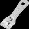 60140 FACKELMANN glass scraper, silver
