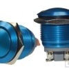 Przycisk wandaloodporny PW19WB;250V 2A;niebieski;19mm;wypukły;chwilowy