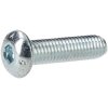 R-TECH 337345 M5 X 20 Hex Socket Button Screws Steel BZP - Pack Of 100