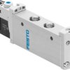 Zawór elektromagnetyczny Festo 5/2 Monostabilne Jednostki metryczne Elektryczny 8 bar 5 portowy