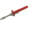 1000V 10A CAT III Testing Gripper Probe with Needle, 4mm Banana Socket CH163-R, Red