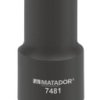 Matador Schraubwerkzeuge 74810270 zewnętrzny sześciokąt Nasadka do klucza udarowego 27 mm 1/2