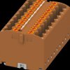 3273318 PTFIX distributor block, 18x2.5, brown