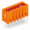 Pin header, 6 pole, pitch 3.81 mm, straight, orange, 734-236/046-000