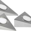 Lampa podświetlająca LED Heitronic GENUA 23009 LED LED wbudowany na stałe 6 W stali szlachetnej 120 lm
